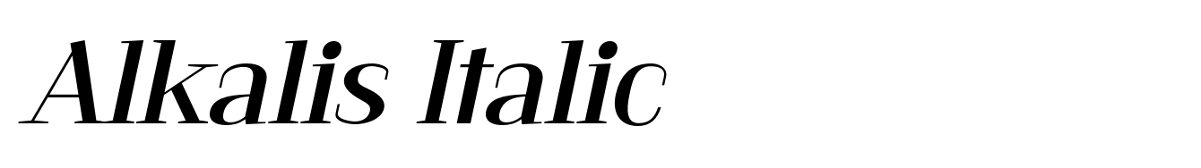 Alkalis Italic